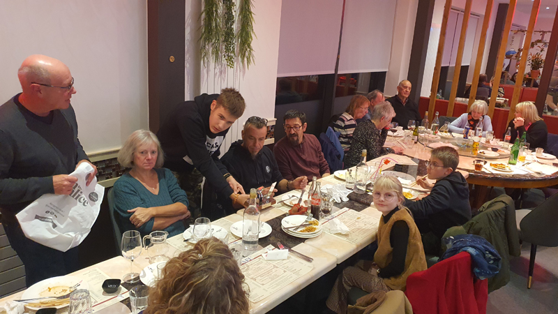 Good food and company at Le Poppy Wafu