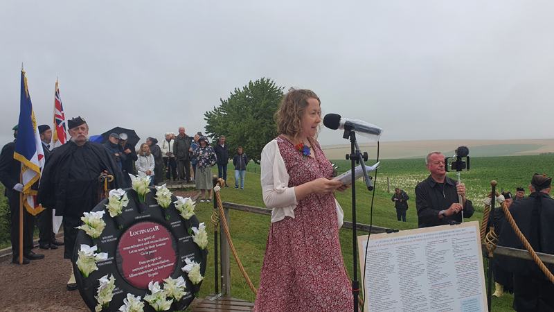 Lochnagar Crater Ceremony 2023